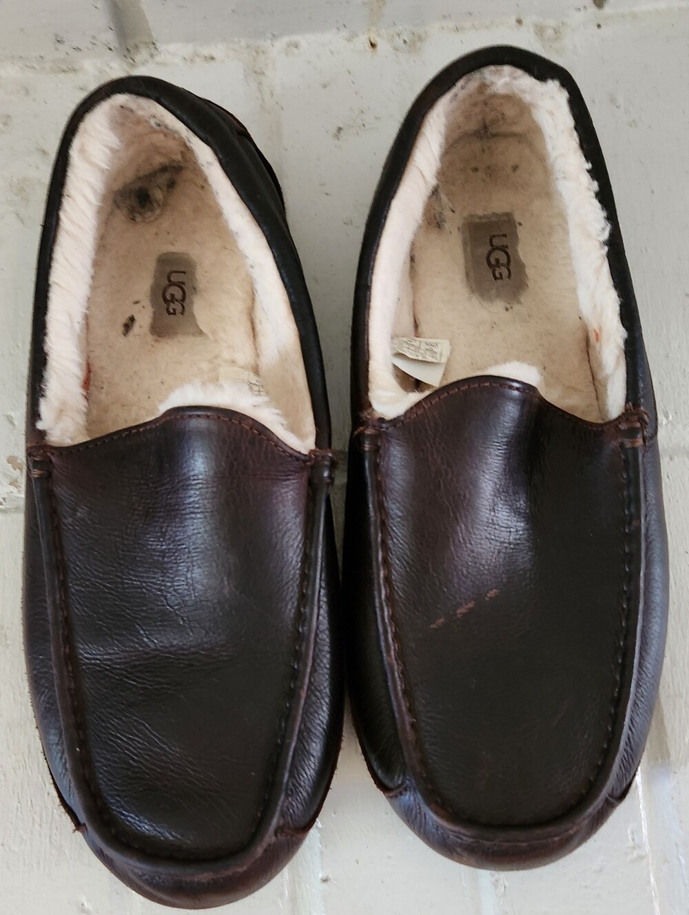 UGG Ascot Brown Slipper , Size 13